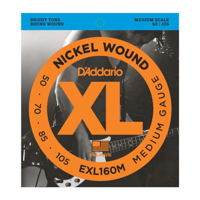 EXL160M Medium Scale Nickel Roundwound 50-105