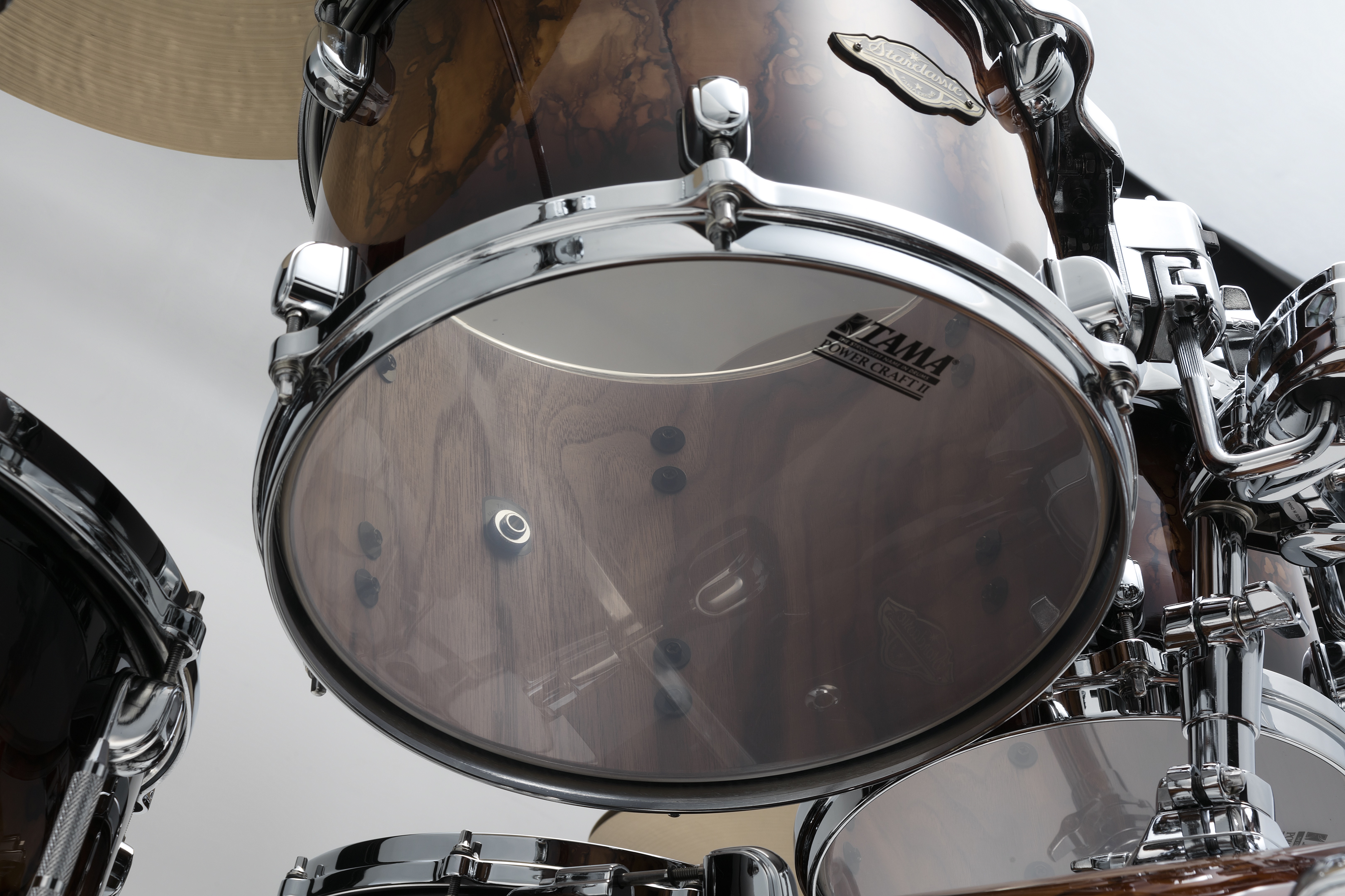 WBS42S-MBR Starclassic Lacquer Walnut/Birch Shell Kit 4 tlg. Molten Brown Burst/Chrom Hardwar