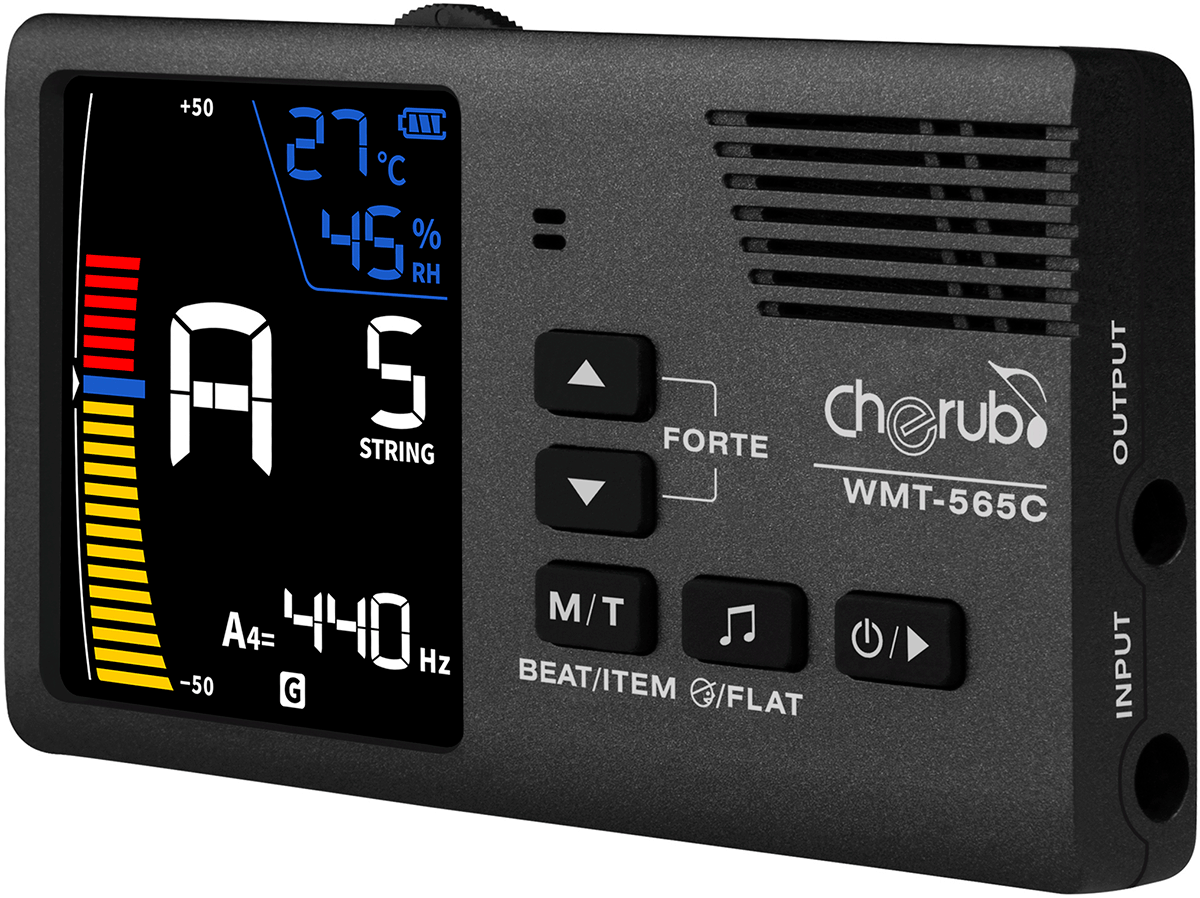 WMT-565C Metronom / Stimmgerät / Hygrometer / Thermometer mit Akku