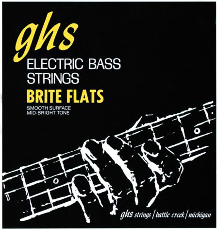 Brite Flats - M3075 Bass String Set, 4-String, Medium, .049-.108