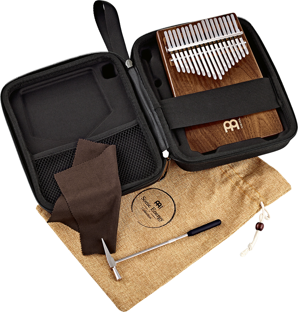 KKL1701S Sonic Energy Solid Kalimba, 17 Töne, schwarze Walnuss