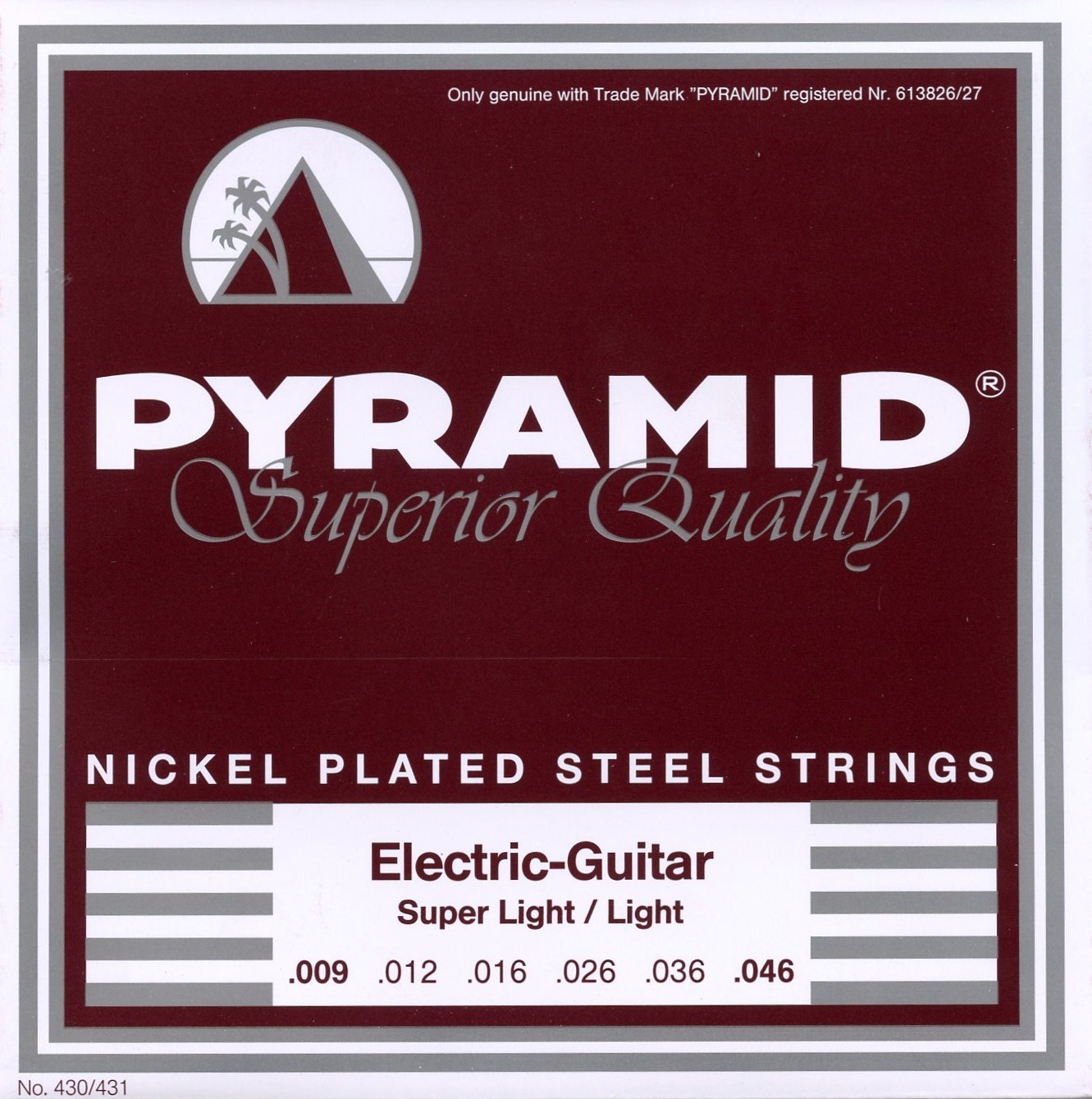 Nickel Plated Steel, 9-46 Super Light/Light