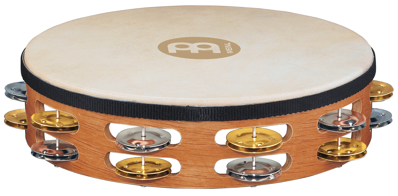 TAH2M-SNT Recording Combo Tambourine - 10"/ 2-reihig