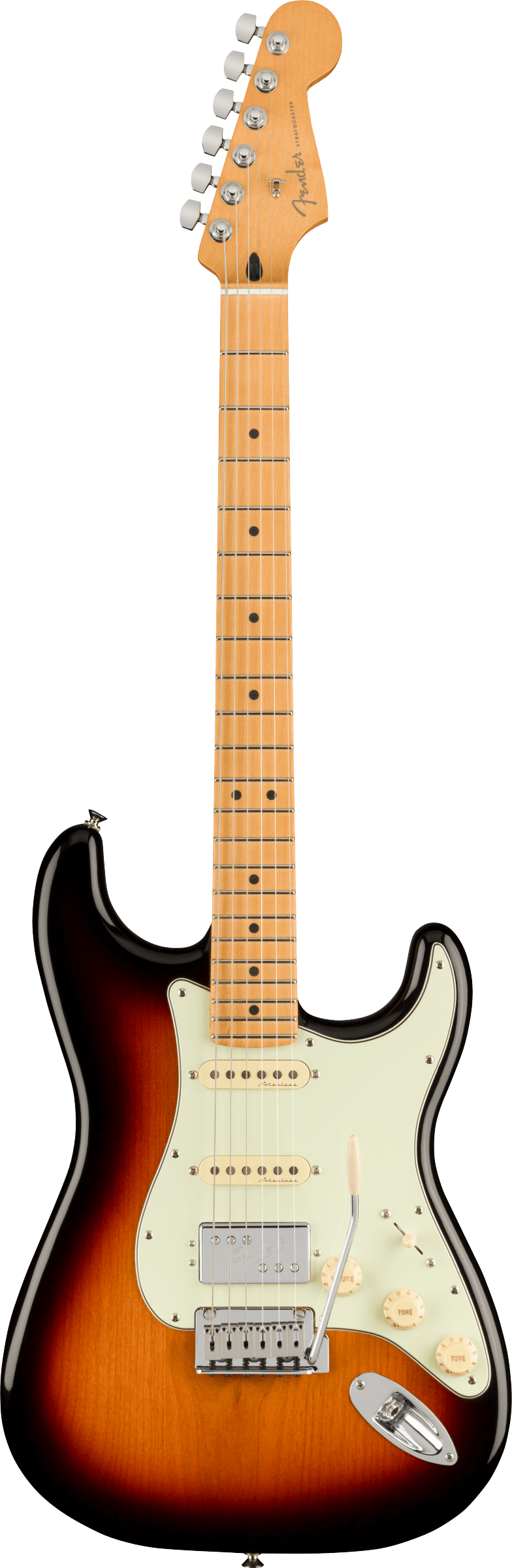 Player Plus Stratocaster, HSS, MN, 3-Color Sunburst