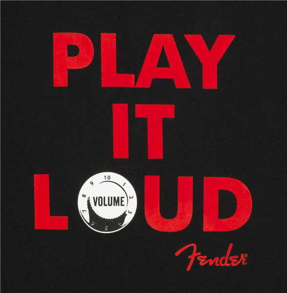 Play it Loud T-Shirt, Blk L Größe L