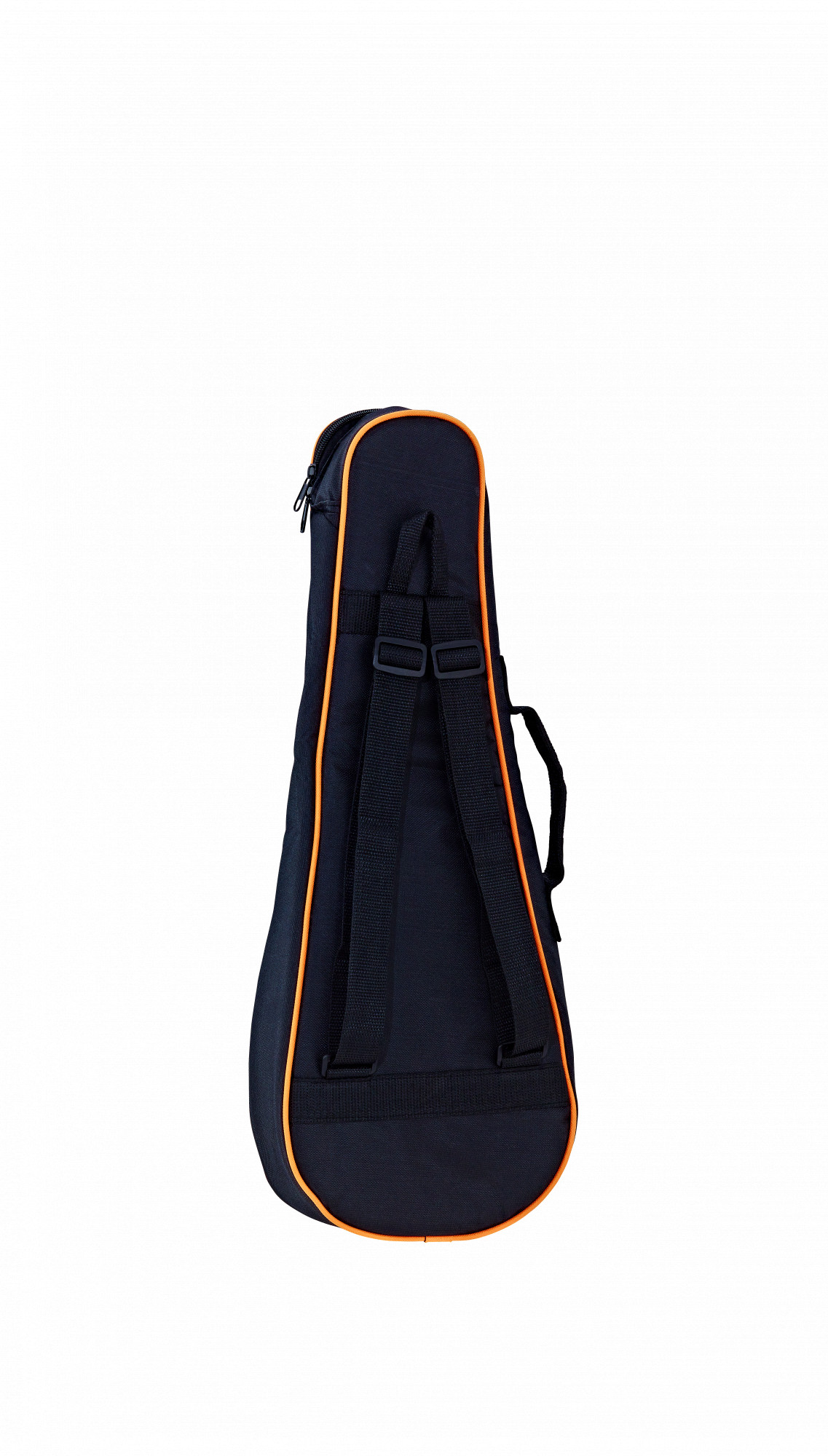 Gigbag für Sopranino Ukulelen Schwarz/Orange mit Frontfach