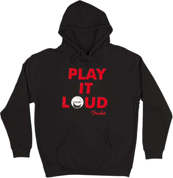 Play it Loud Hoodie, Blk S Größe S