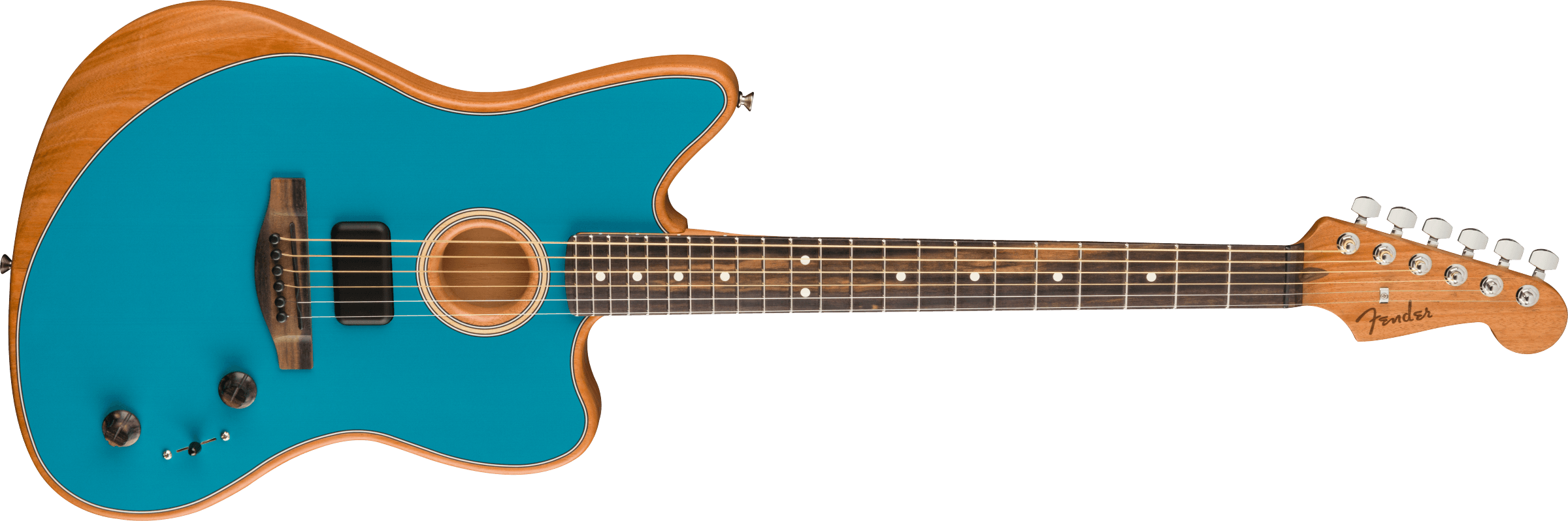 Acoustasonic Jazzmaster Ocean Turquoise