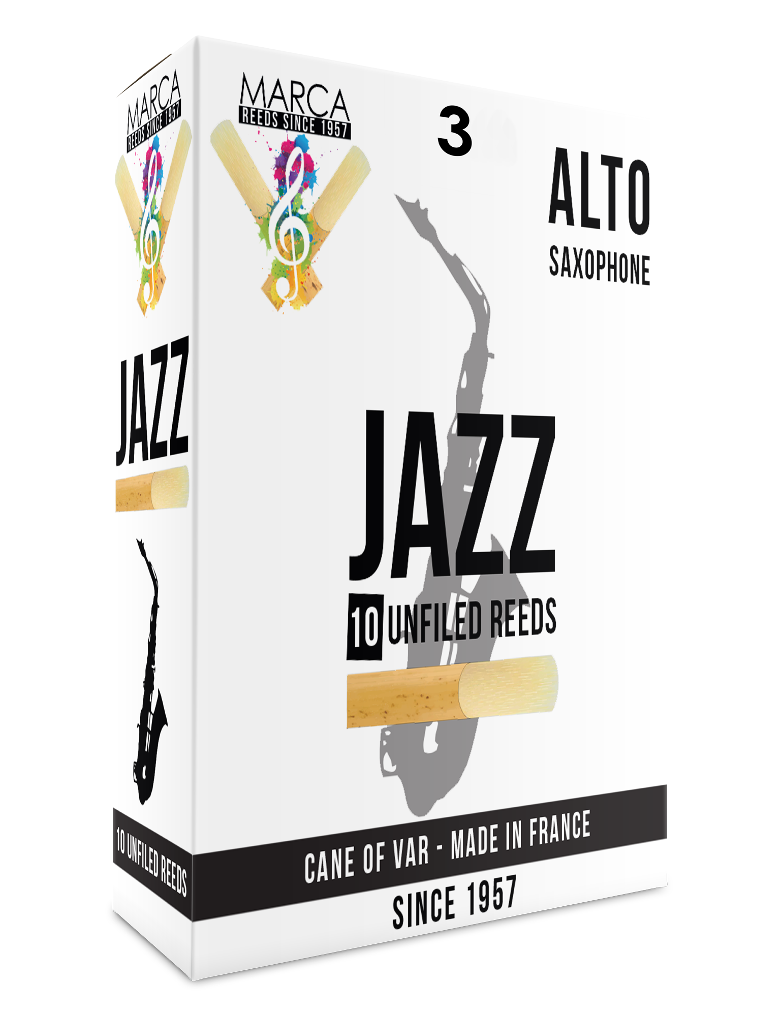 Jazz Unfiled Altsaxophon 3,0 10er Packung