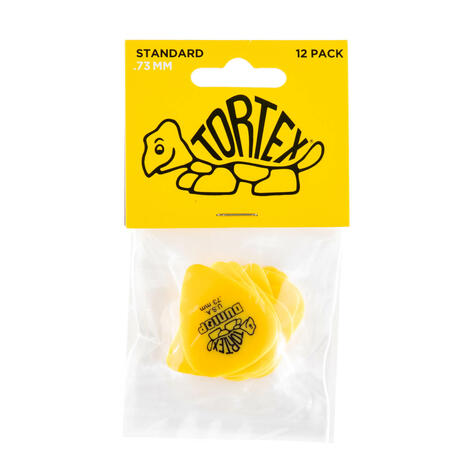 Tortex Standard Picks, Player's Pack, 12 pcs., yellow, 0.73 mm