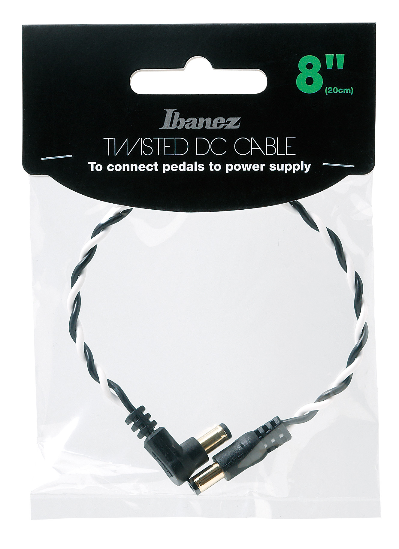 DC-Kabel Schwarz & Weiß 20cm