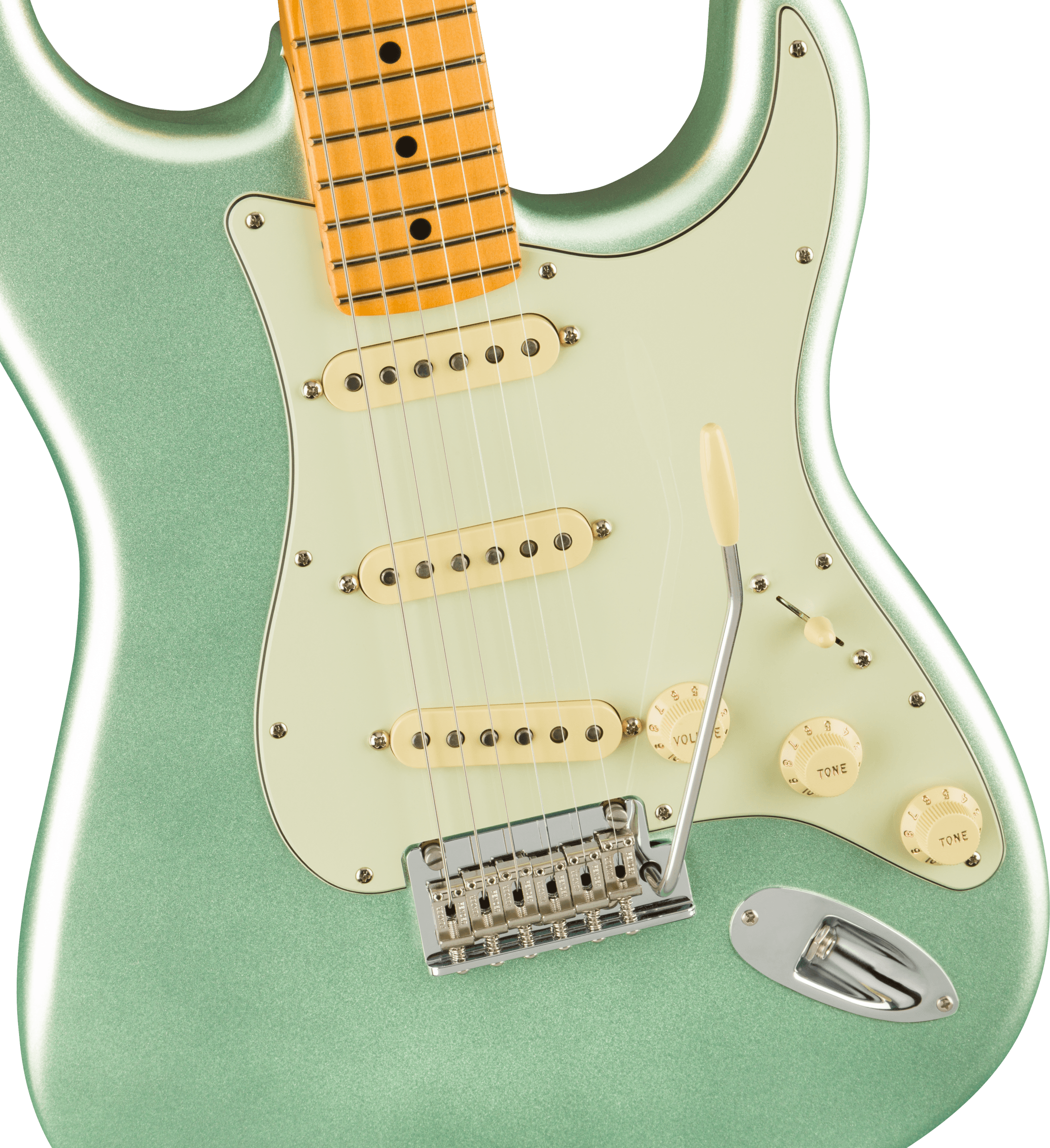 American Professional II Stratocaster Maple Fingerboard, Mystic Surf Green