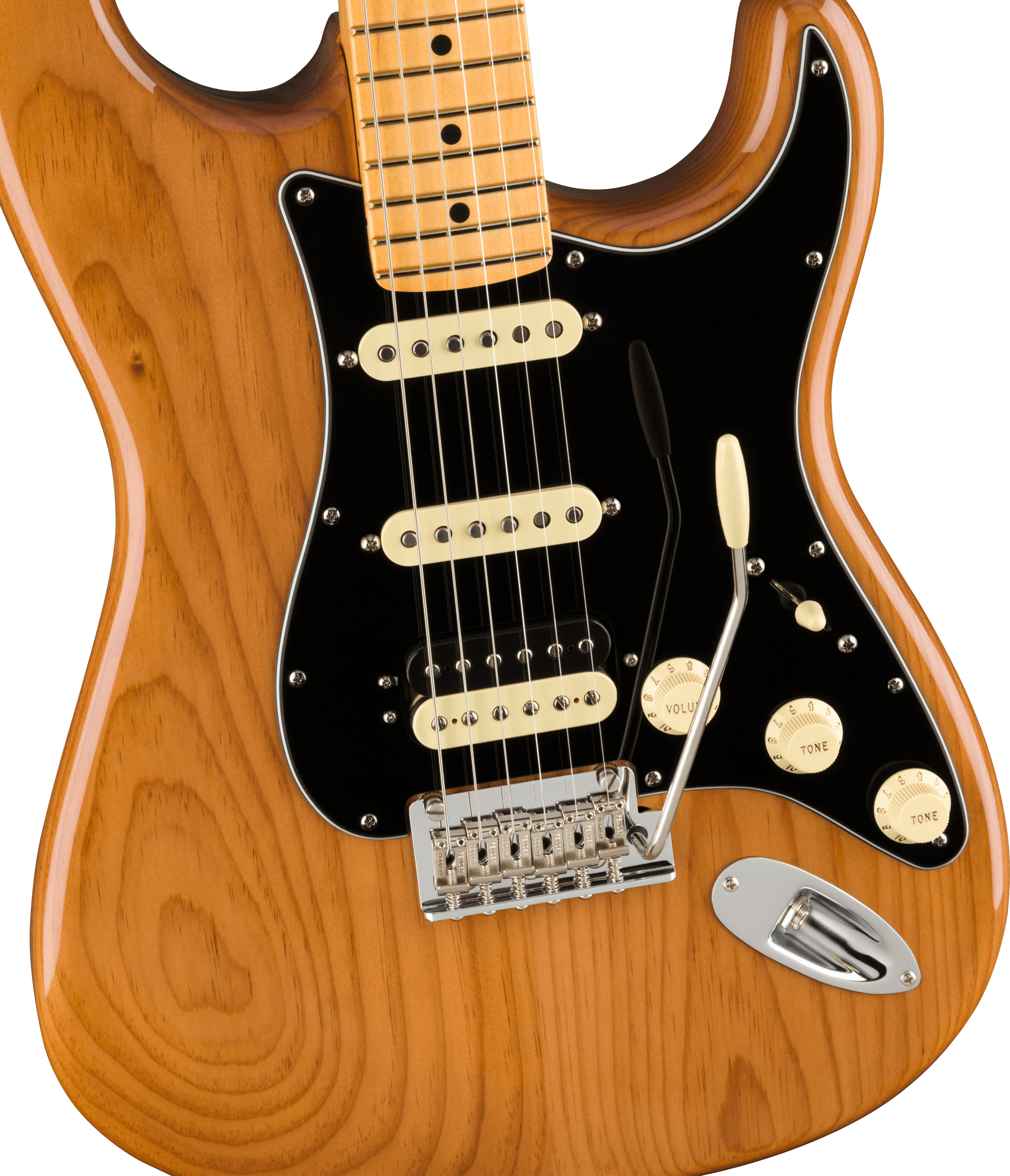 American Professional II Stratocaster HSS Maple Fingerboard, Roasted Pine