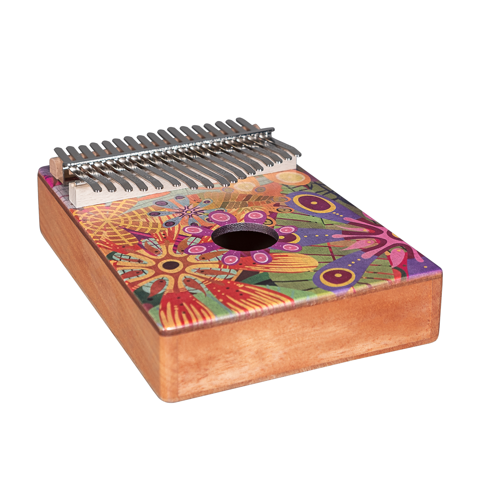 Art Series Kalimba 17 Flower Power