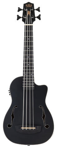 U-Bass Journeyman, Fretted - Matte Black mit Bag