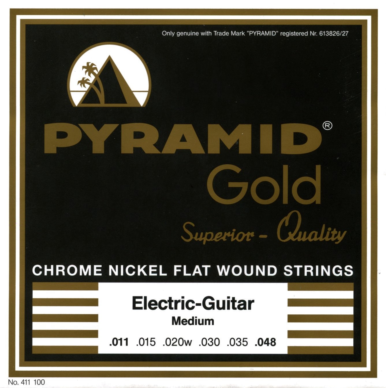 Gold Flatwound 011-048