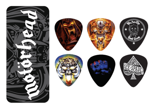 Motörhead Album Art .88 Pick Ti 6 picks