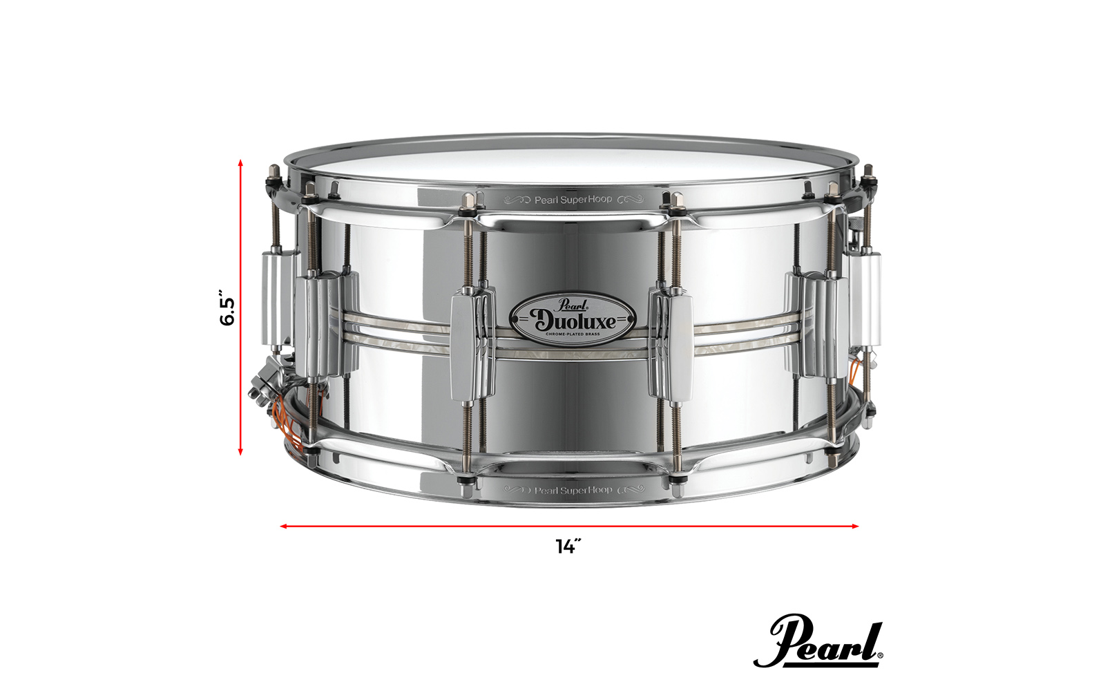 DUX1465BR 14"x6.5" Duoluxe Snare Sensitone