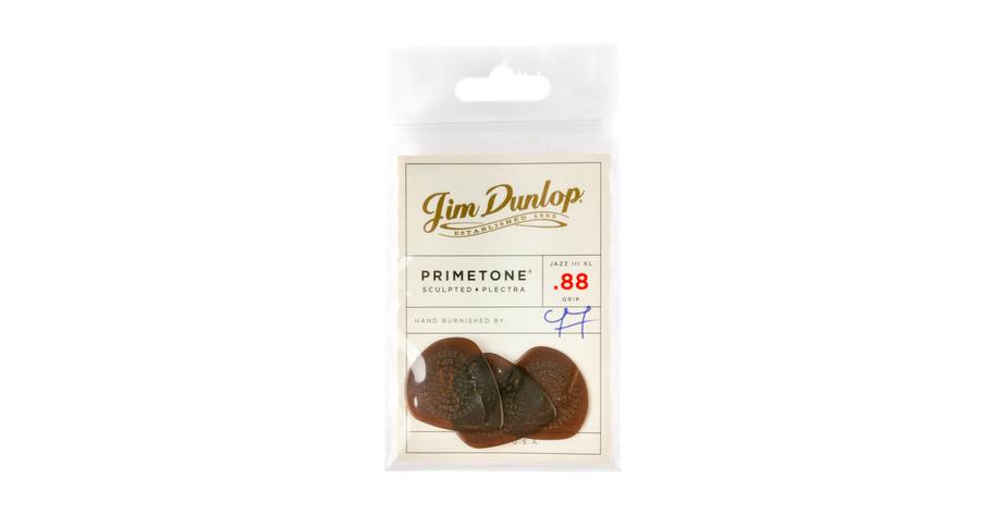 Primetone Jazz III XL Picks, with Grip Player's Pack, 3 pcs., brown, 0.88 mm