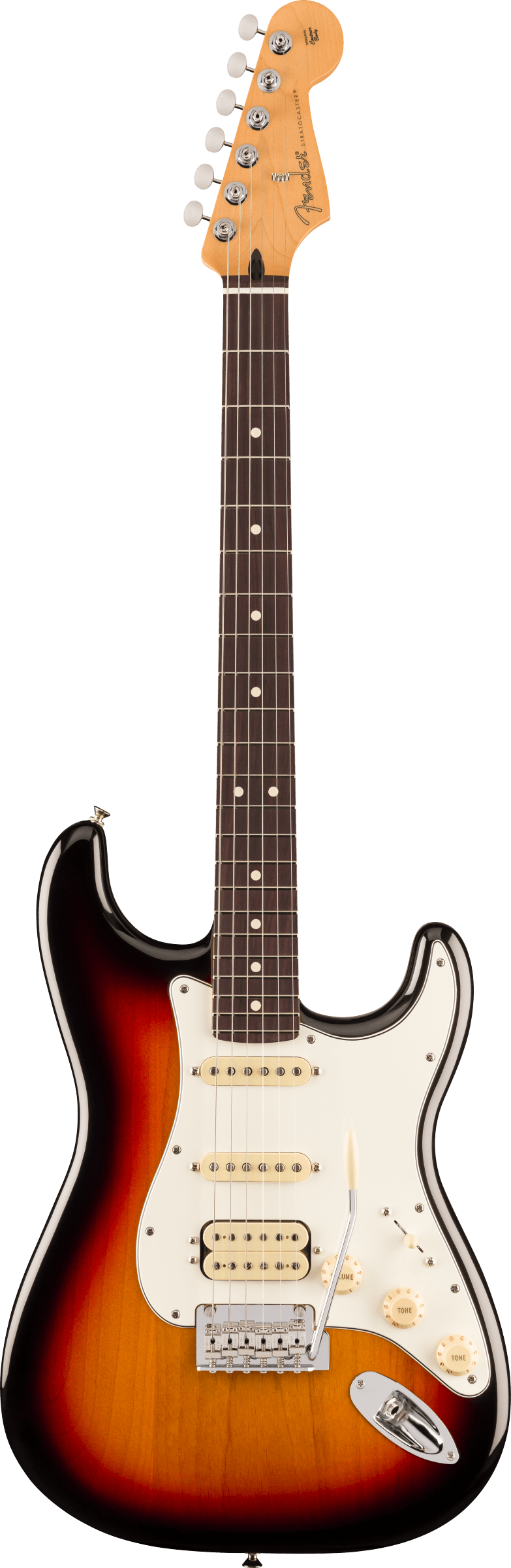 Player II Stratocaster HSS RW 3-Color Sunburst